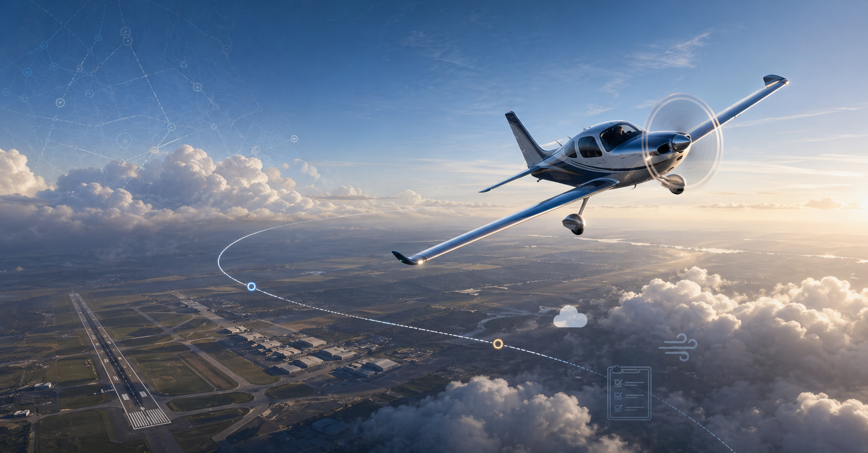 PilotSeal aviation hero illustration